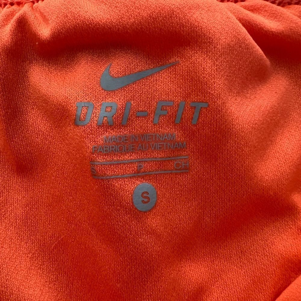 Nike Women's Vibrant Orange Athletic Shorts - Picture 2 of 4